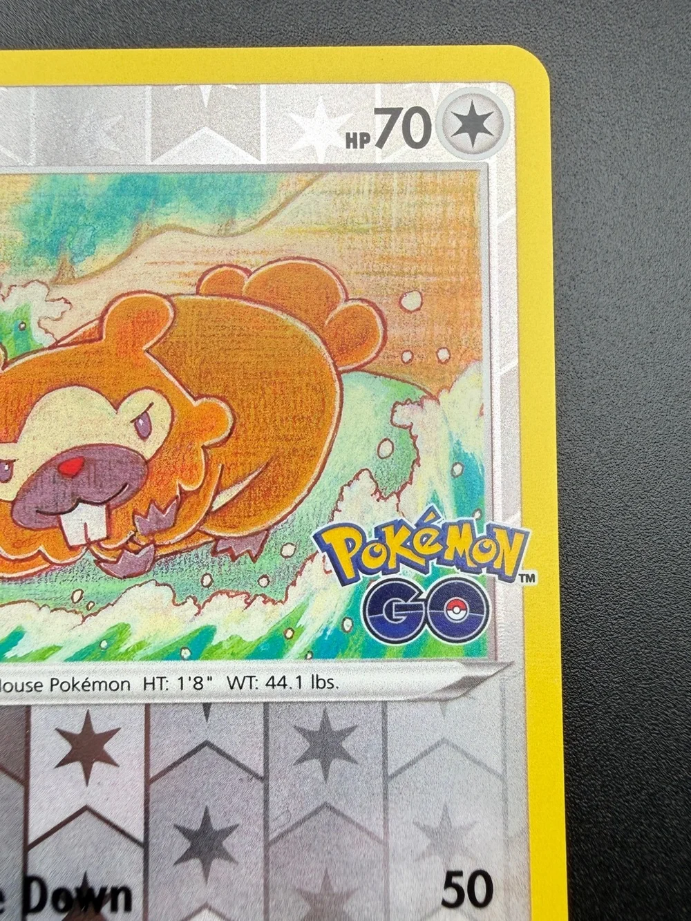 Bidoof (Peelable Ditto) 059/078 Pokemon GO Reverse Holo NM